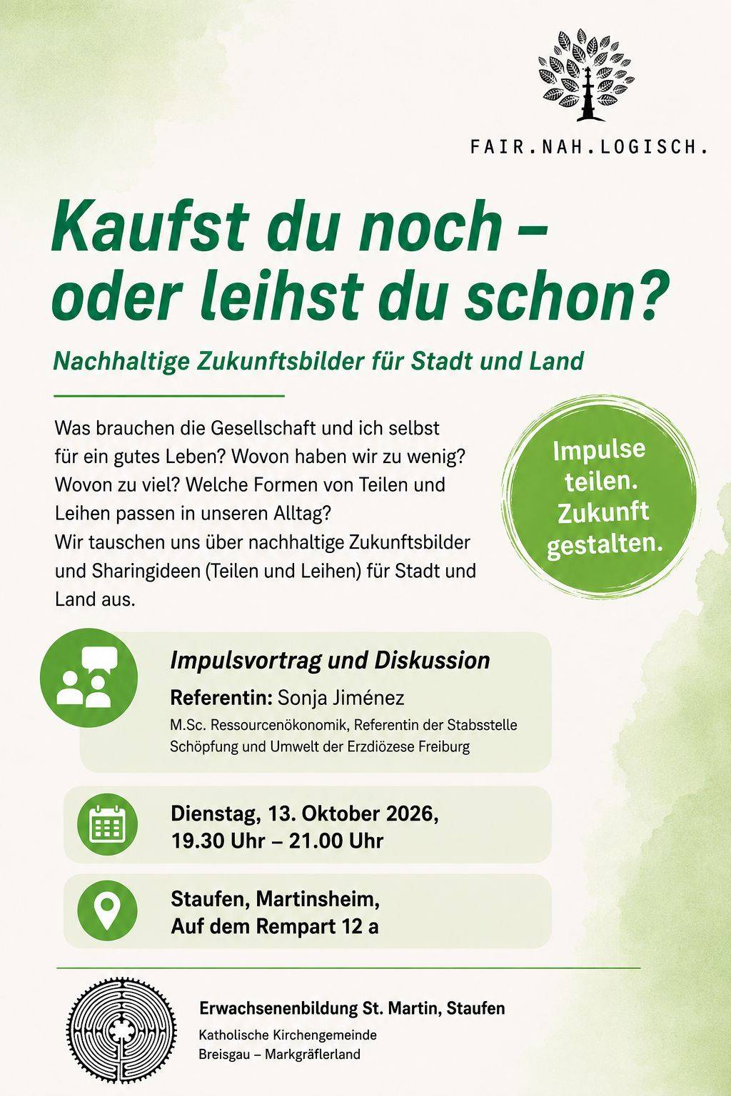 Quelle: Erwachsenenbildung St. Martin, Staufen